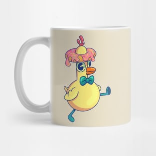 Chicken with a donut hat Mug